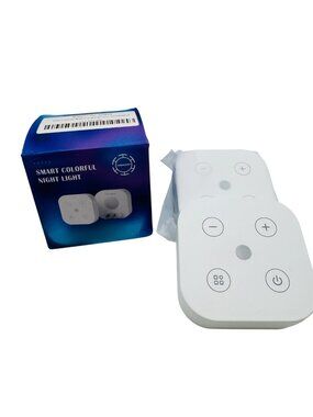 Smart Colorful Night Light With Adjustable Modes Light-Sensing Sensor Compact Si